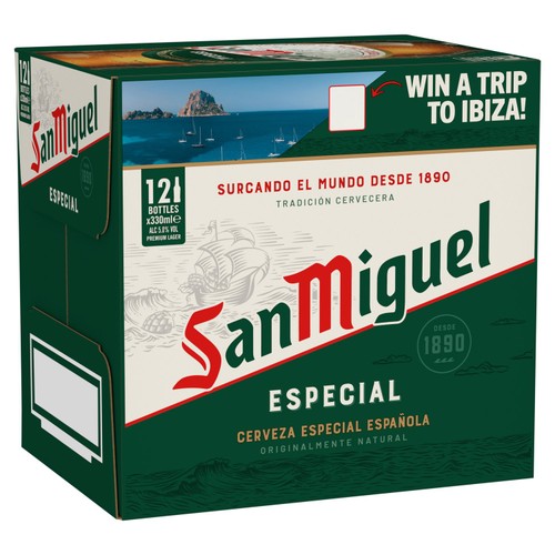 San Miguel Premium Lager Beer Bottles