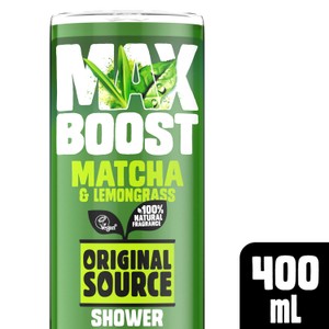 Original Source Max Boost Matcha And Lemongrass Shower Gel 400Ml