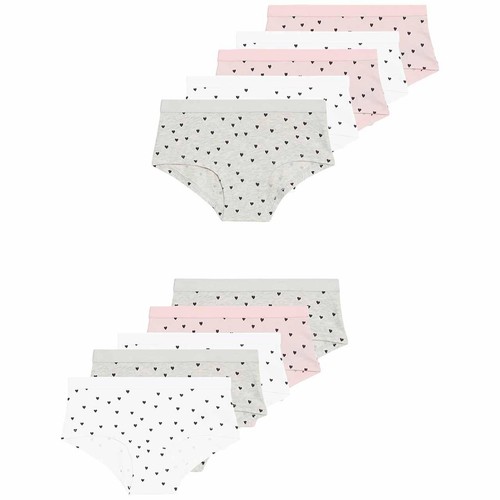 M&S 10P Core Heart Shorts, 7-8Y, Multi