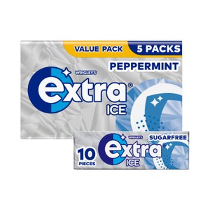 Extra Ice Peppermint Sugarfree Chewing Gum Multipack