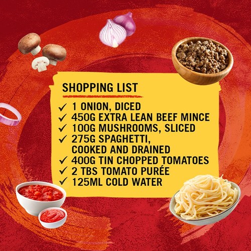 Schwartz Spaghetti Bolognese Recipe Mix