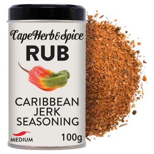 Cape Herb & Spice Caribbean Jerk Seasoning Rub Tin