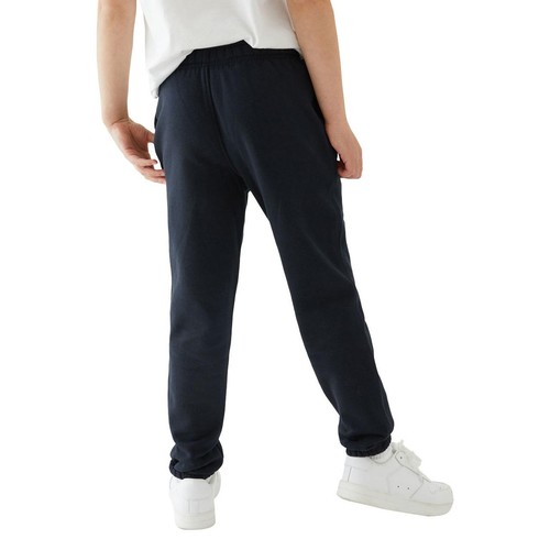 M&S Kids Cotton-Rich Joggers, 10-11 Years, Navy