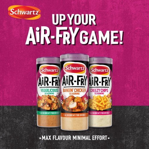 Schwartz Air Fryer Vegetable Seasoning Drum