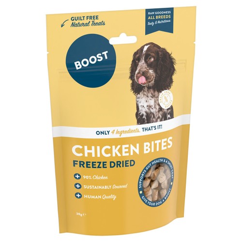 BOOST Pet Chicken & Superfoods Freeze Dried Treats for Dogs