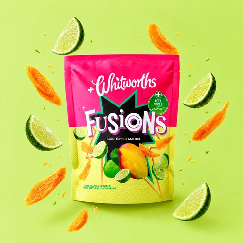 WHITWORTHS FUSIONS LIME MANGO