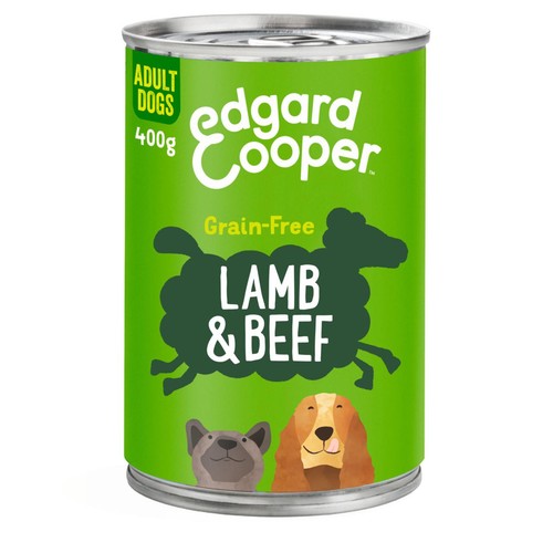 Edgard & Cooper Adult Grain Free Wet Dog Food with Lamb & Beef