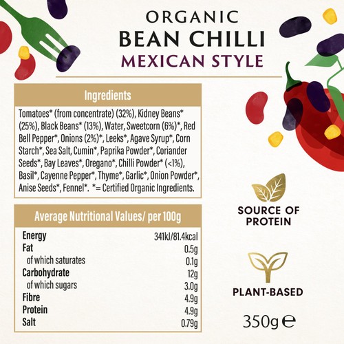Biona Organic Bean Chilli Mexican Style