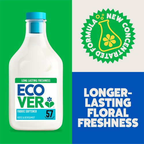Ecover Concentrated Fabric Softener Rose & Bergamot 57 Washes