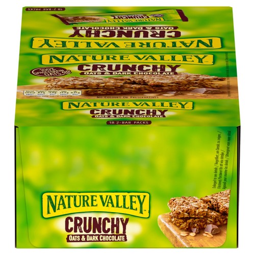 Nature Valley Crunchy Dark Chocolate & Oats Cereal Bars