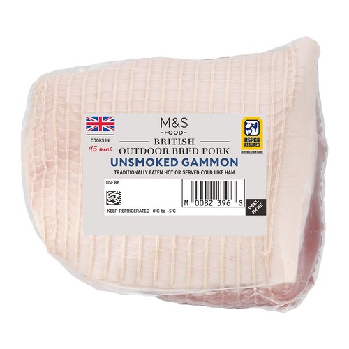 M&S British Outdoor Bred Unsmoked Gammon Joint