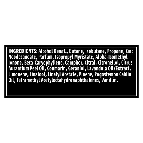 Lynx Fine Fragrance Collection Premium Deodorant Bodyspray Black Vanilla