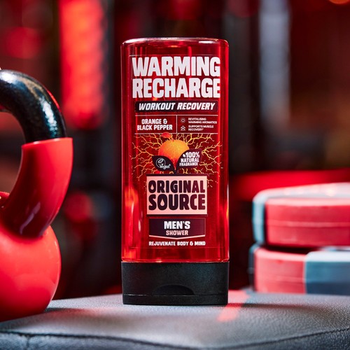 Original Source Mens Workout Recovery Warming Recharge Shower Gel