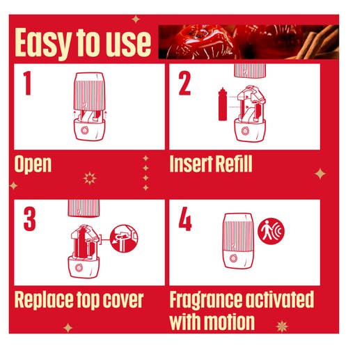 Glade ONE Sense & Spray Holder & Refill Apple & Cinnamon Air Freshener