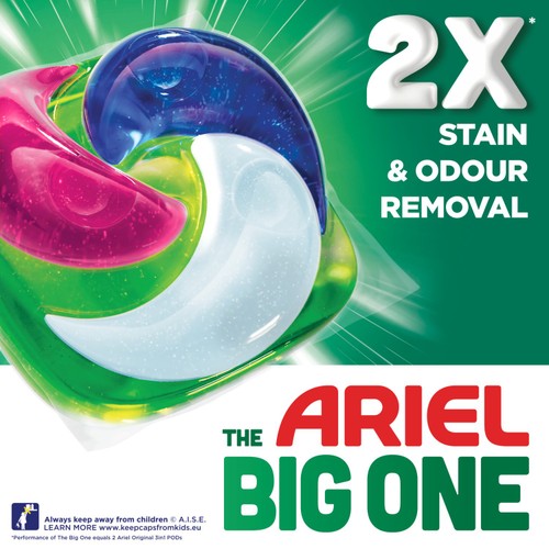 Ariel The Big One Colour Washing Liquid Pods 29 Washes