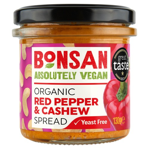 Bonsan Organic Vegan Cashew Bell Pepper Pate