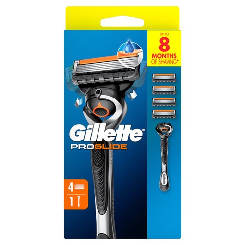 Gillette ProGlide Flexball Manual Razor Starter Pack + 4 Blades
