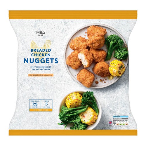 M&S Breaded Chicken Nuggets Frozen 1kg