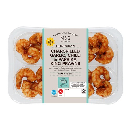 M&S Chilli, Garlic & Paprika King Prawns