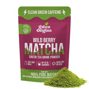 Green Origins Wild Berry Matcha Green Tea Drink Powder
