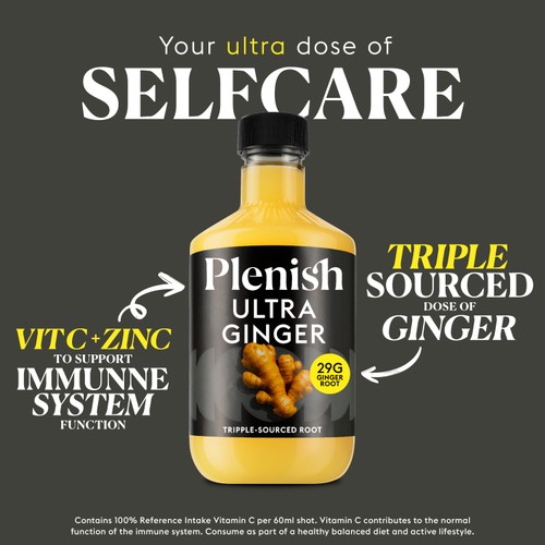 Plenish Ginger Ultra Dosing Bottle 7x Shots