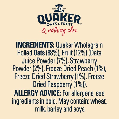 Quaker Oats Summer Berries Sachets