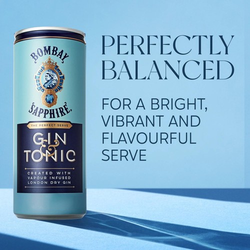 Bombay Sapphire Gin & Tonic Premix Cocktail