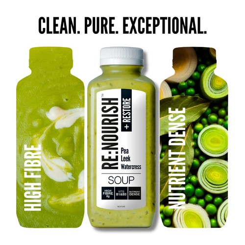 RENOURISH Restore Pea, Leek and Watercress, GLP-1 Friendly Soup