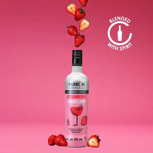 Funkin Strawberry Daiquiri Cocktail Bottle 