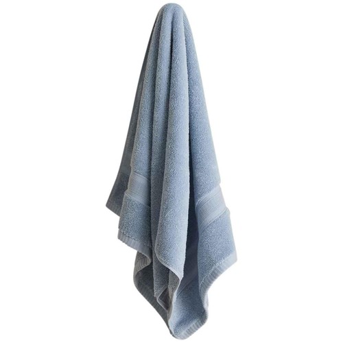 M&S Super Soft Pure Cotton Bath Sheet, Pale Blue