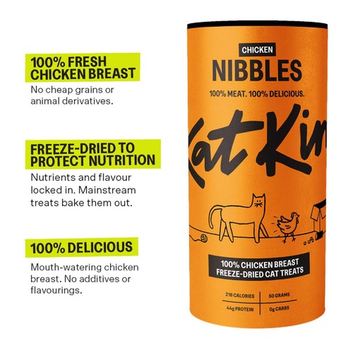 KatKin Chicken Nibbles Cat Treats