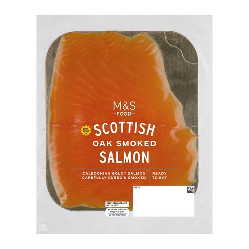 M&S Scottish Oak Smoked Salmon Slices