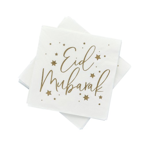 Hootyballoo Eid Mubarak Paper Napkins
