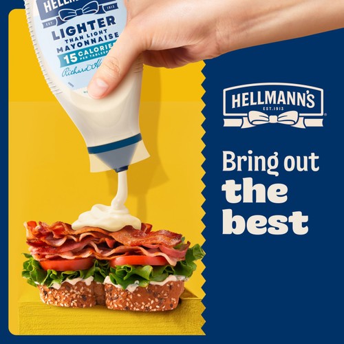 Hellmann's Lighter than Light Squeezy Mayonnaise 
