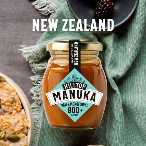 Hilltop Honey Manuka MGO800+ Honey