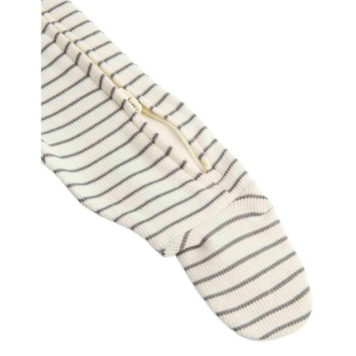 M&S Statement Waffle Sleepsuit, 6-9 M, Grey Mix