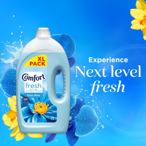 Comfort Fresh Blue Skies Fabric Conditioner 80 Washes
