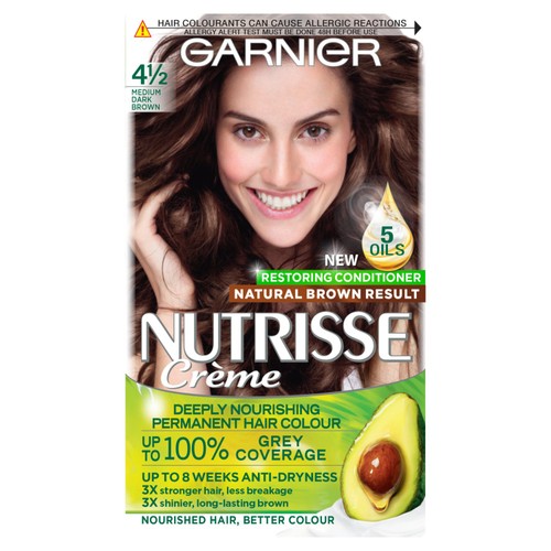 Garnier Nutrisse 4.12 Pure Chocolate Medium Dark Brown
