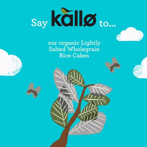 Kallo Organic Thick Slightly Salted Rice Cakes
