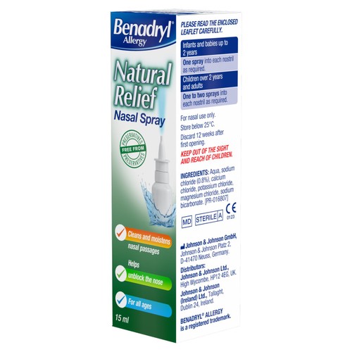 Benadryl Natural Allergy Relief Spray
