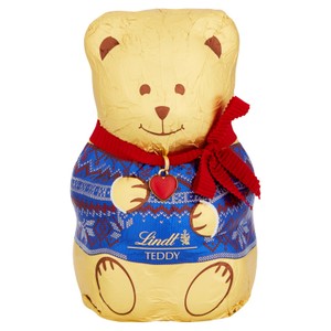 Lindt Milk Chocolate Teddy Red & Blue Jumper