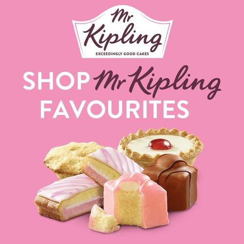 Mr Kipling Battenberg cake