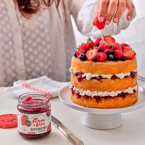 Fearne & Rosie Superberry Jam 70% Fruit
