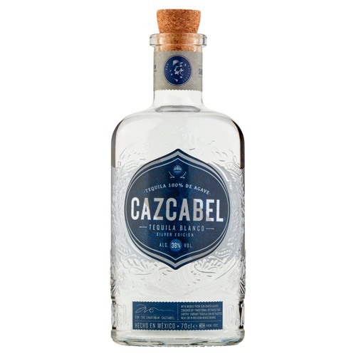 Cazcabel Blanco Tequila - 100% Blue Weber Agave
