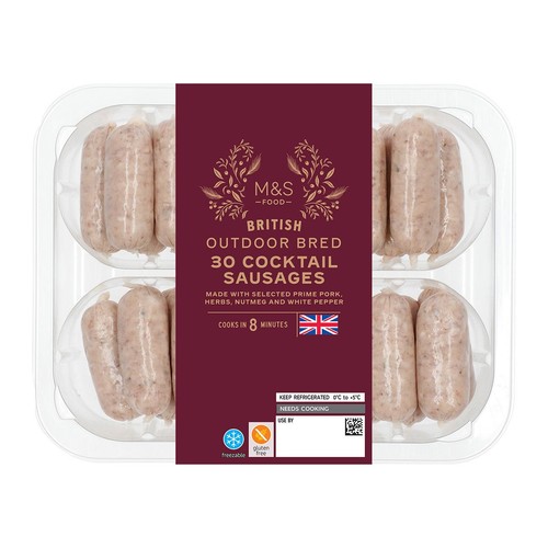M&S British 30 Cocktail Sausages