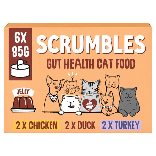 Scrumbles Wet Cat Jelly Meat Variety Pack