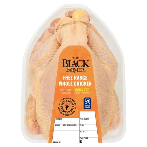 The Black Farmer Corn Fed Whole Chicken Super Roaster