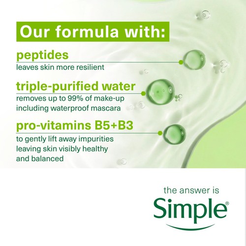 Simple Kind To Skin Micellar Cleansing Water