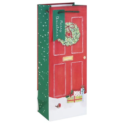 Red Door Home For Christmas Bottle Bag