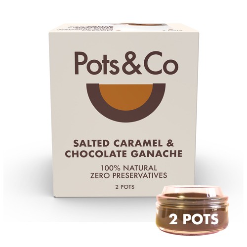 Pots & Co Salted Caramel & Chocolate Ganache Twin pack